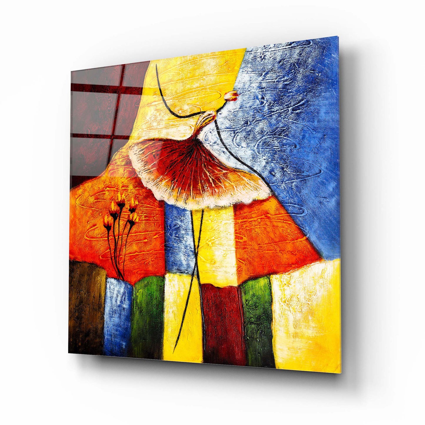 Abstract Glass Wall Art 18