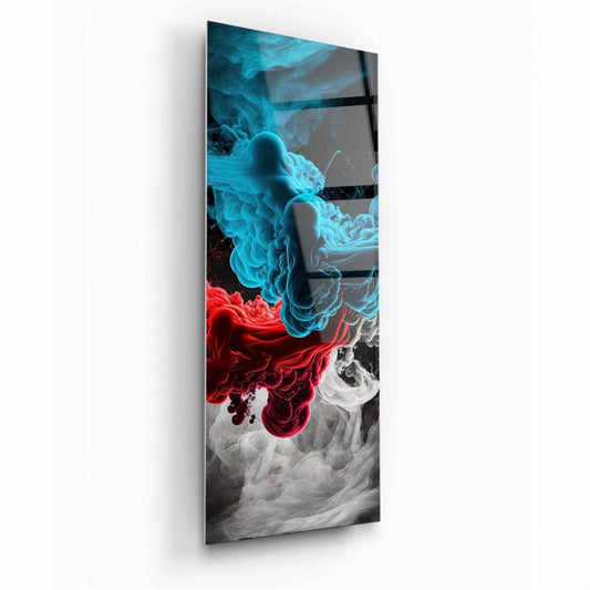 Colourful Clouds Glass Wall Art
