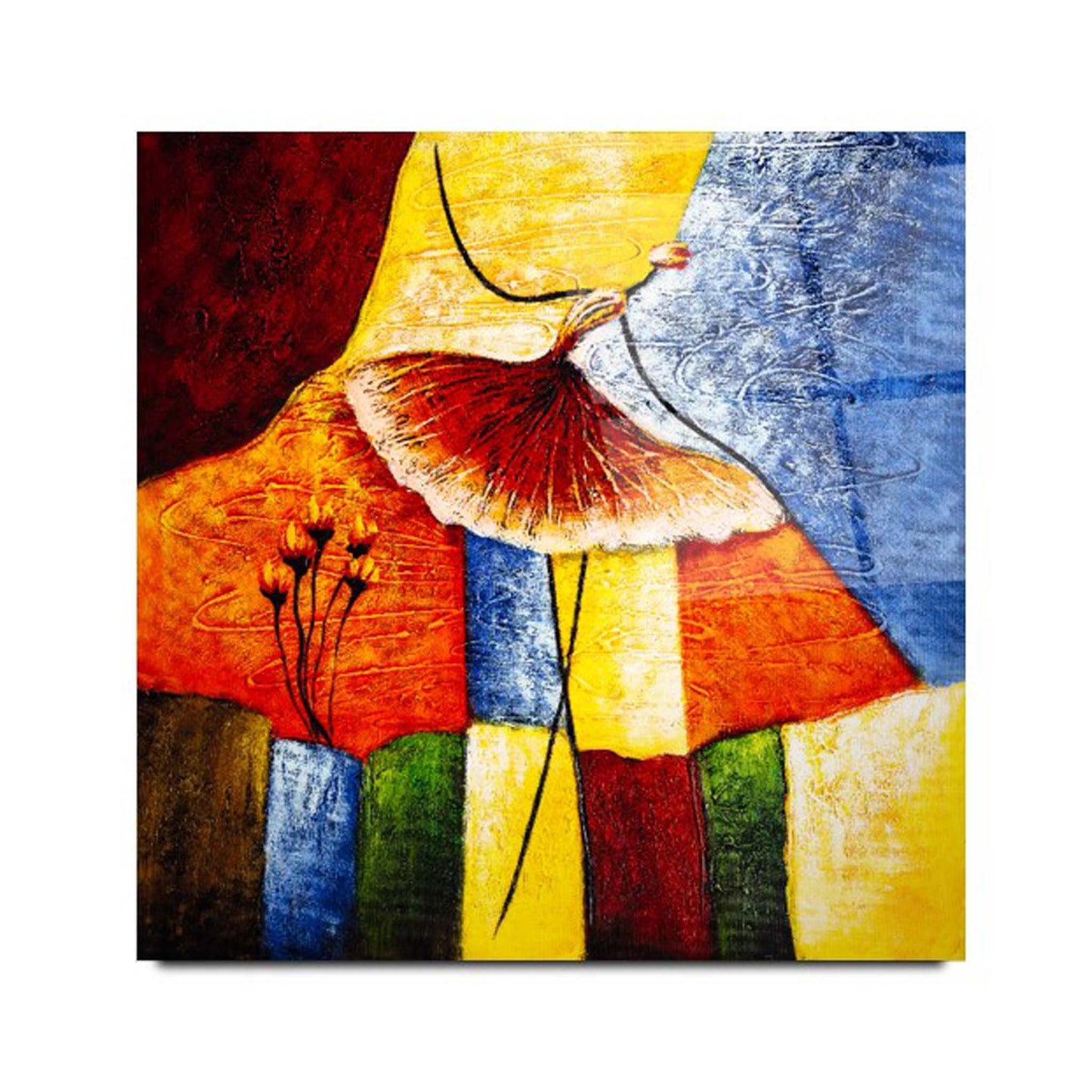 Abstract Glass Wall Art 18