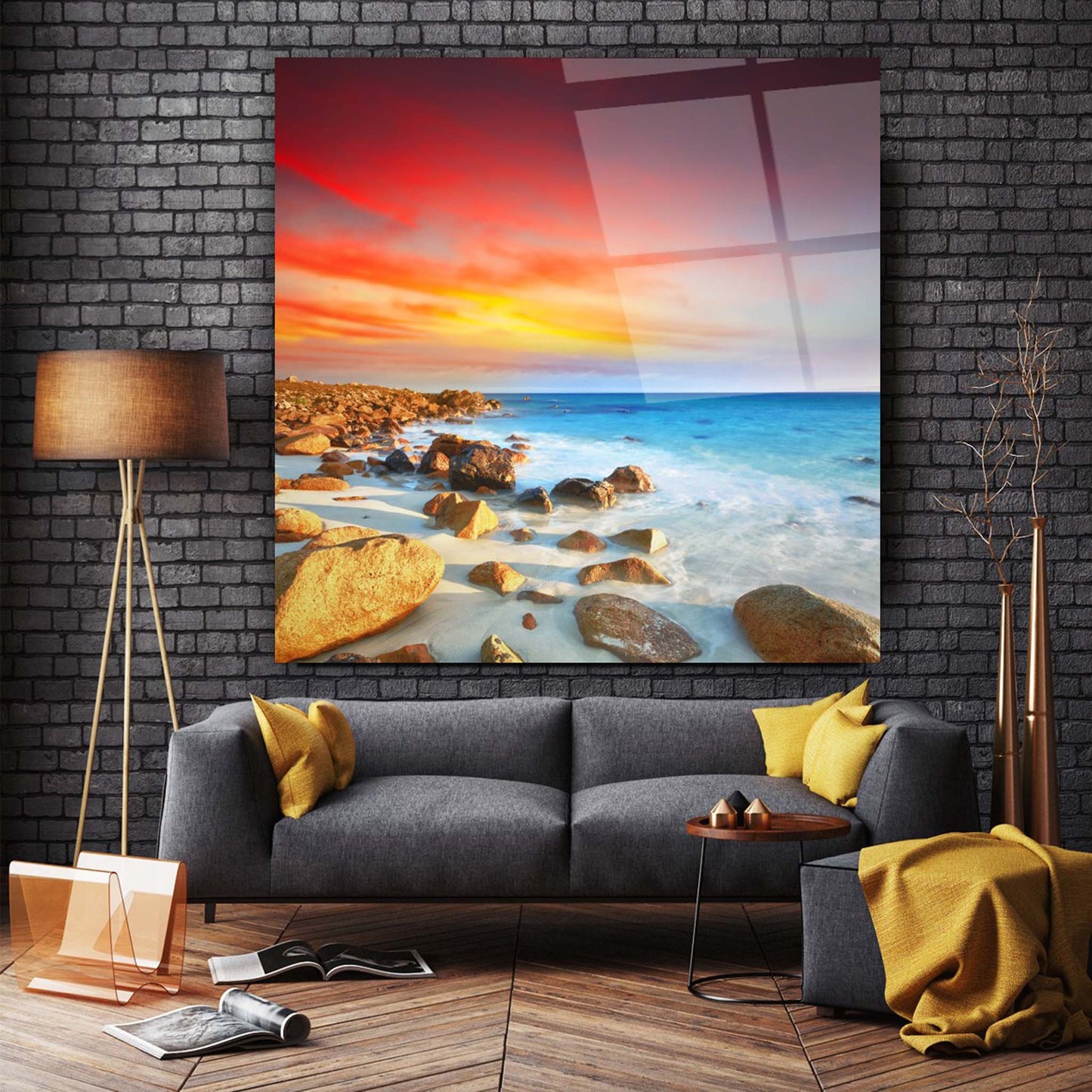 Landscape Glass Wall Art 4