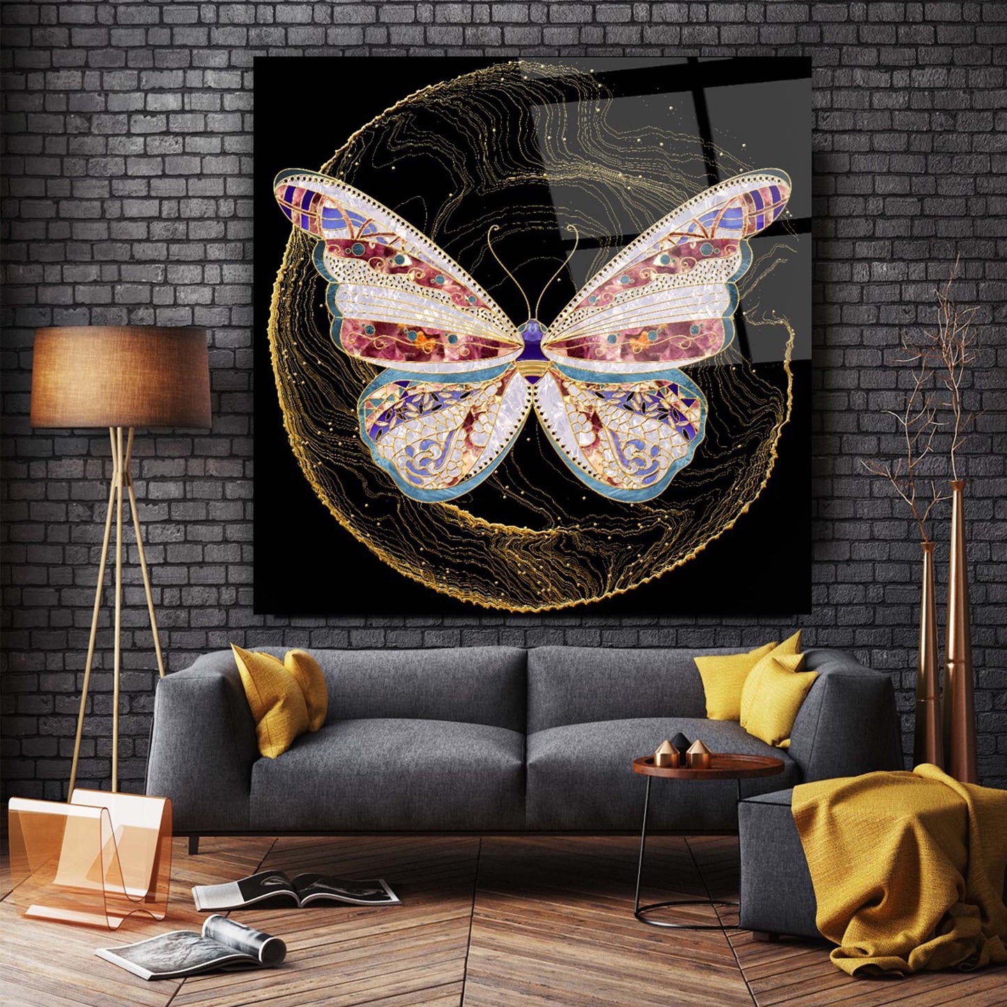 Butterfly Glass Table 4