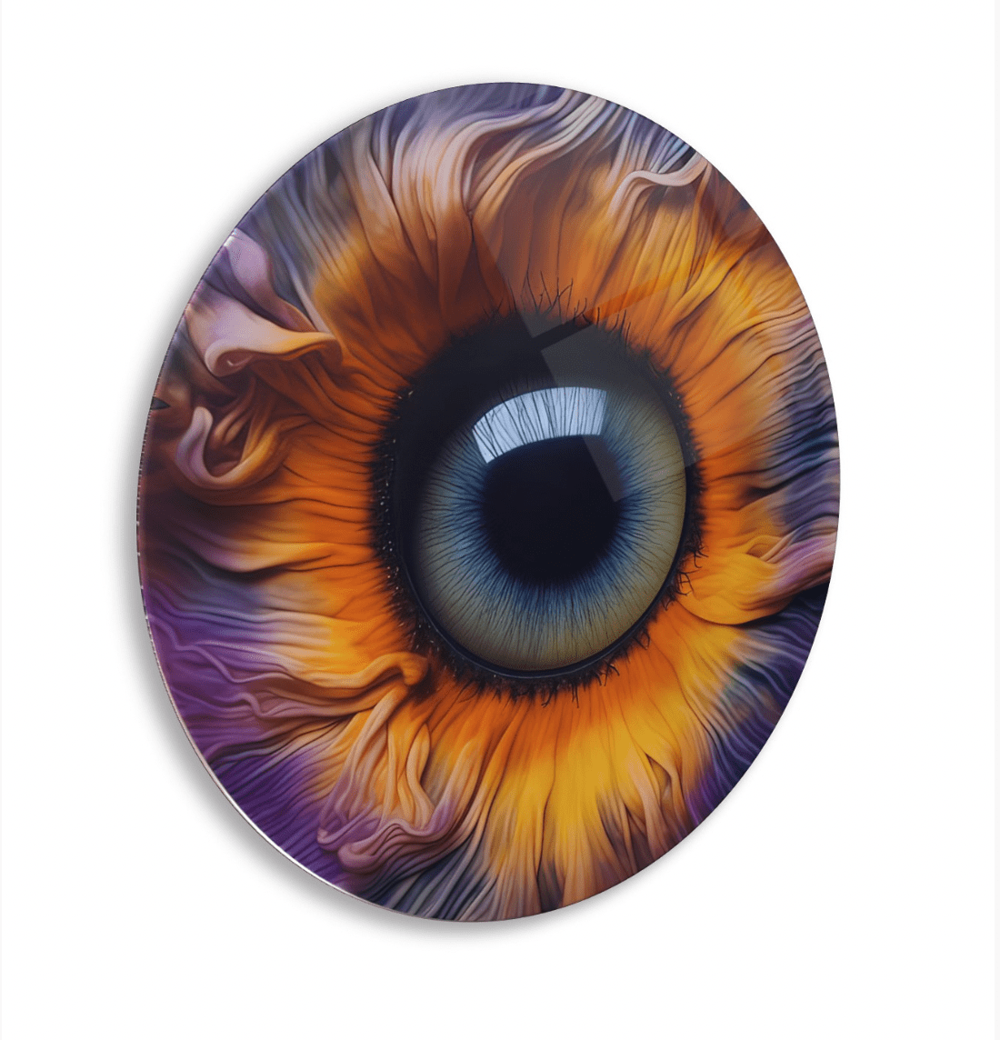 Colourful Deep Eye Glass Wall Art