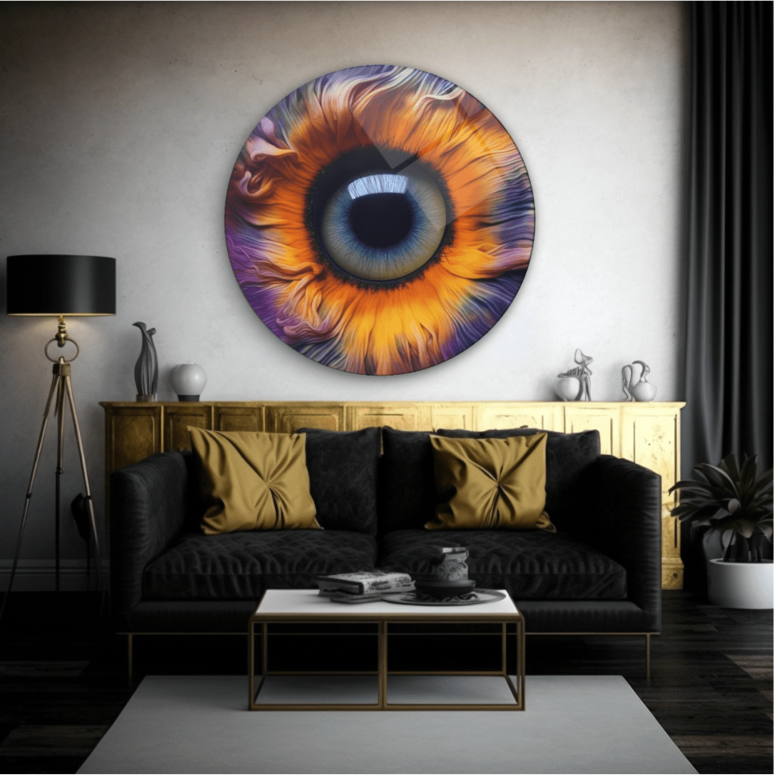 Colourful Deep Eye Glass Wall Art
