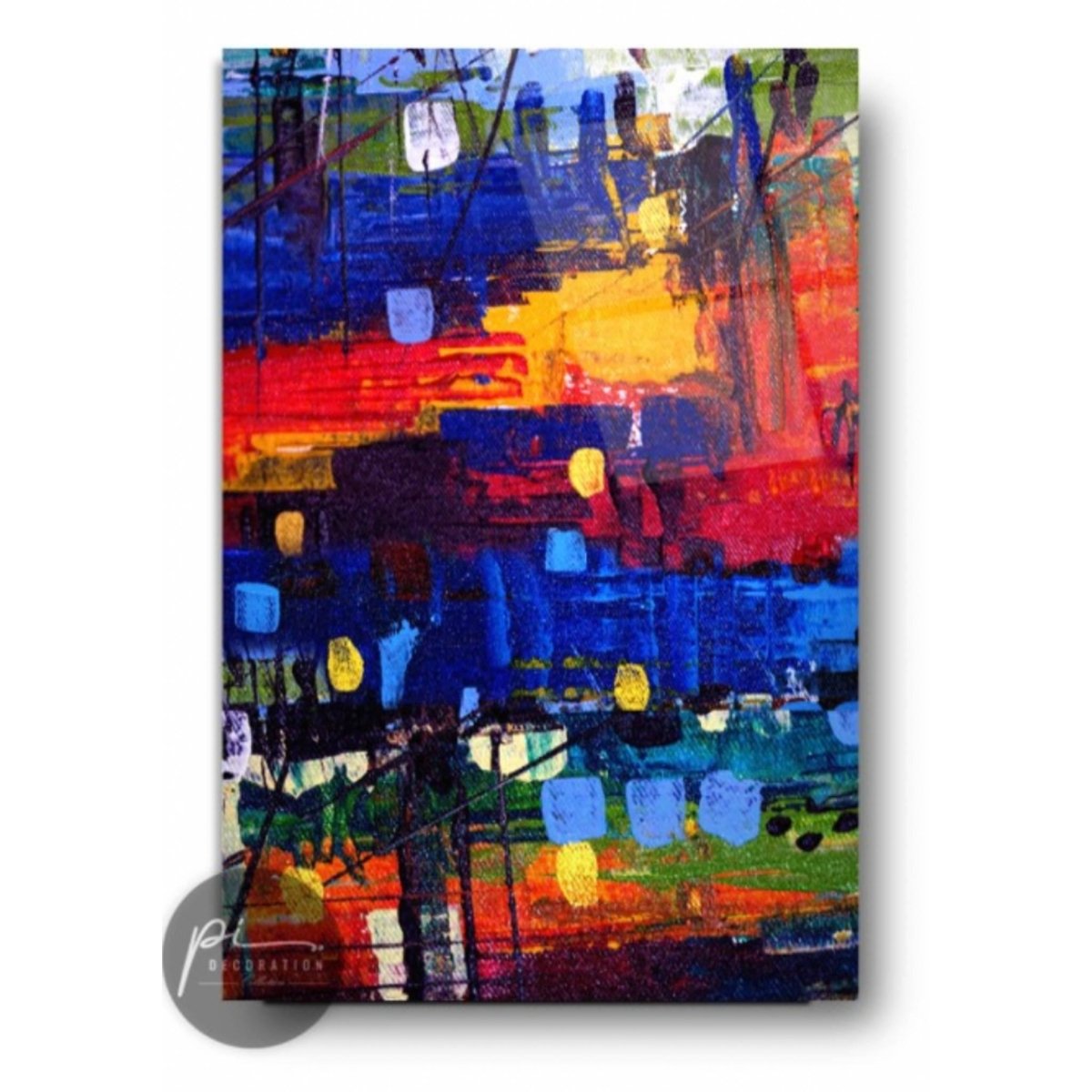 Coloured Sky Glass Painting - Artchi