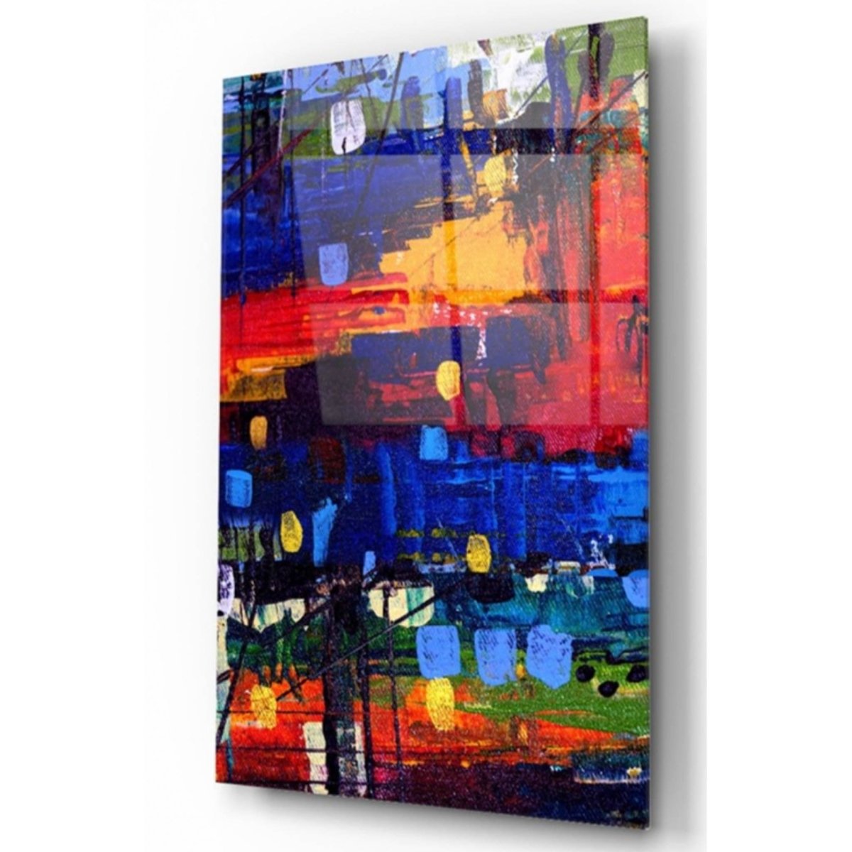 Coloured Sky Glass Painting - Artchi