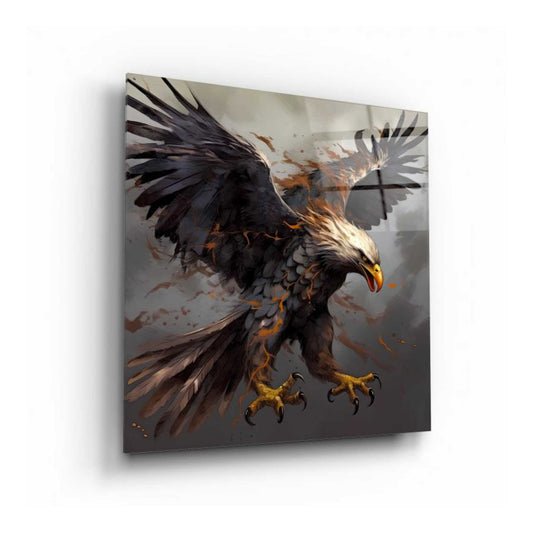 Eagle Glass Wall Art