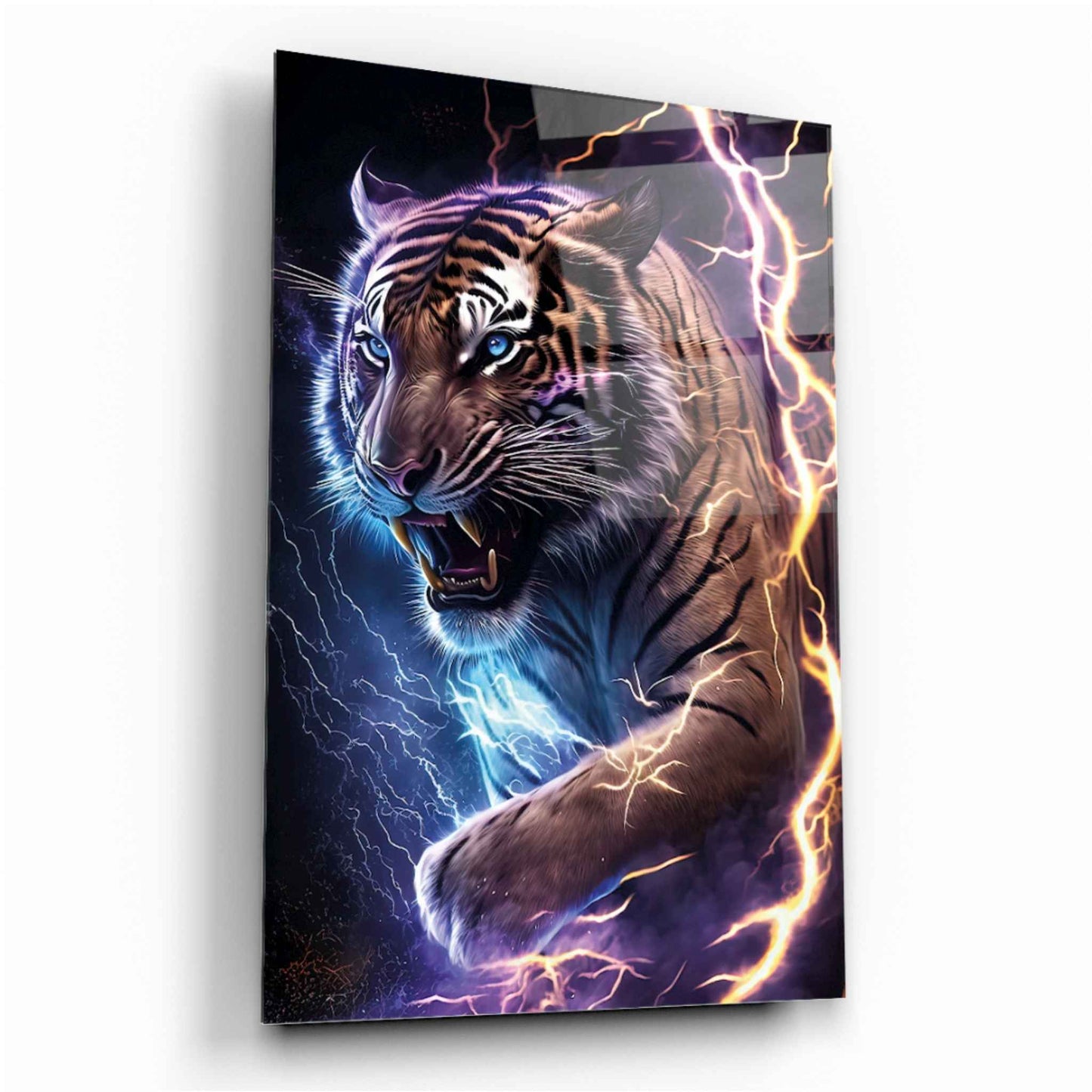 Tiger Glass Wall Art