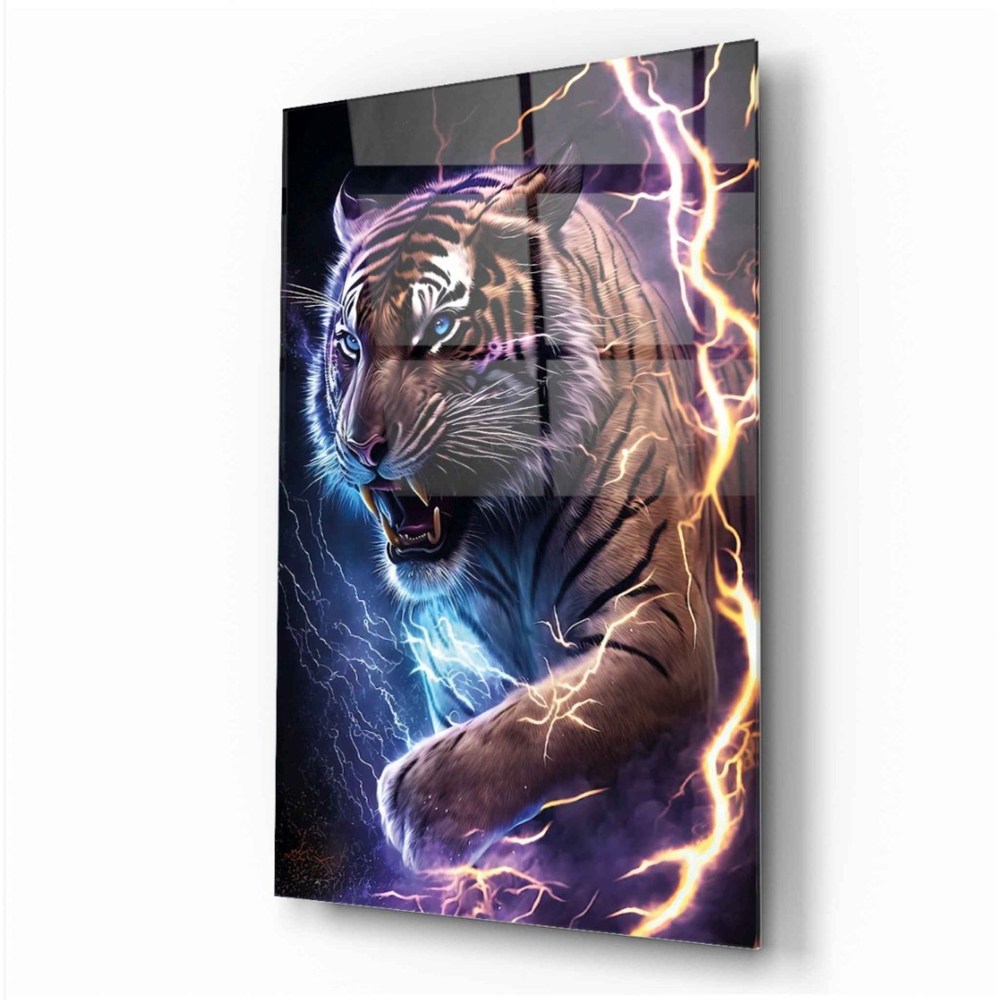 Tiger Glass Wall Art