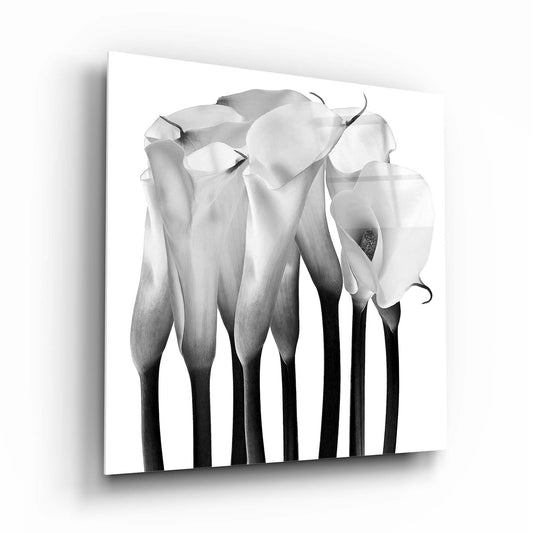 Flowers Glass Wall Art 2