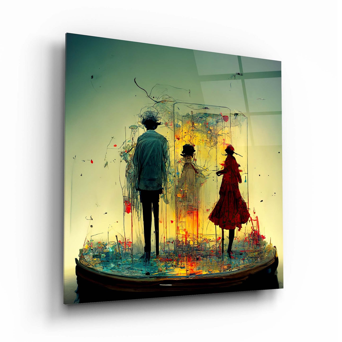 Family Glass Wall Art