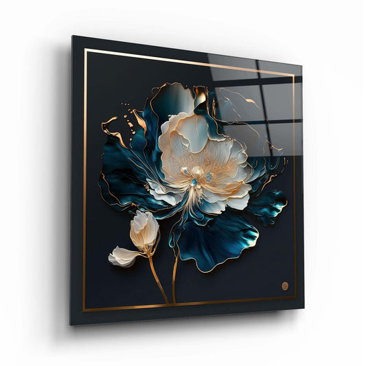 Flower Glass Wall Art 6