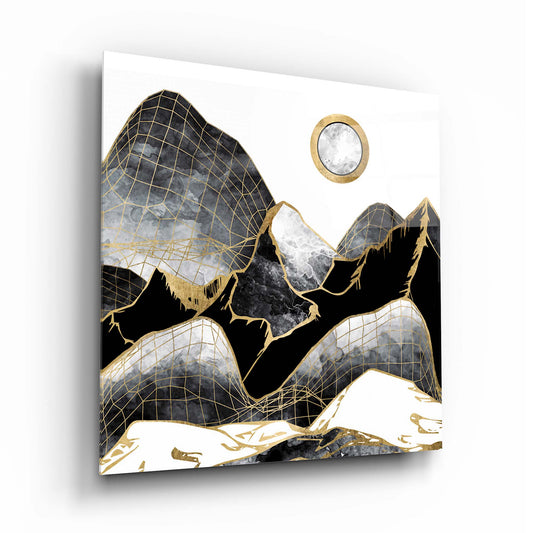 Mountain Landscape Glass Wall Art 3