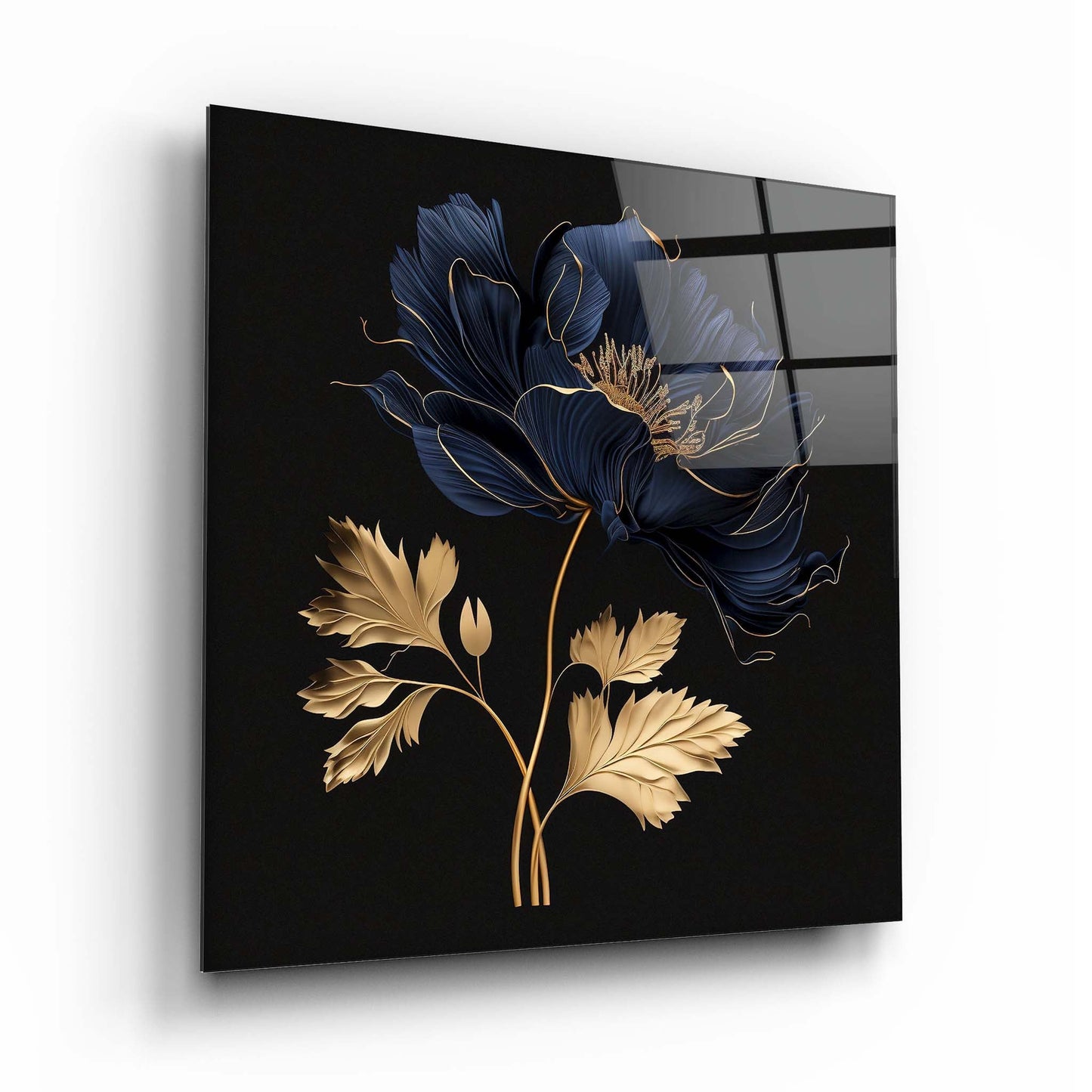 Flower Glass Wall Art 10