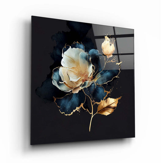 Flower Glass Wall Art 3