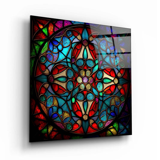 Abstract Stained Glass Wall Art 2