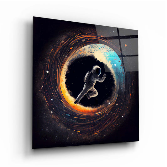 Astronaut Glass Wall Art