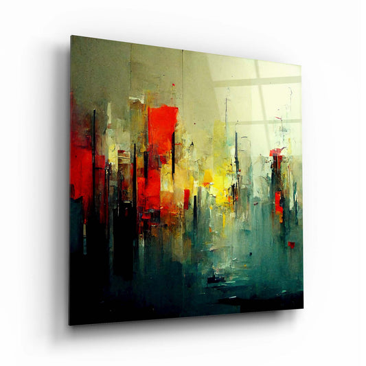 Abstract Colored Glass Wall Art 3