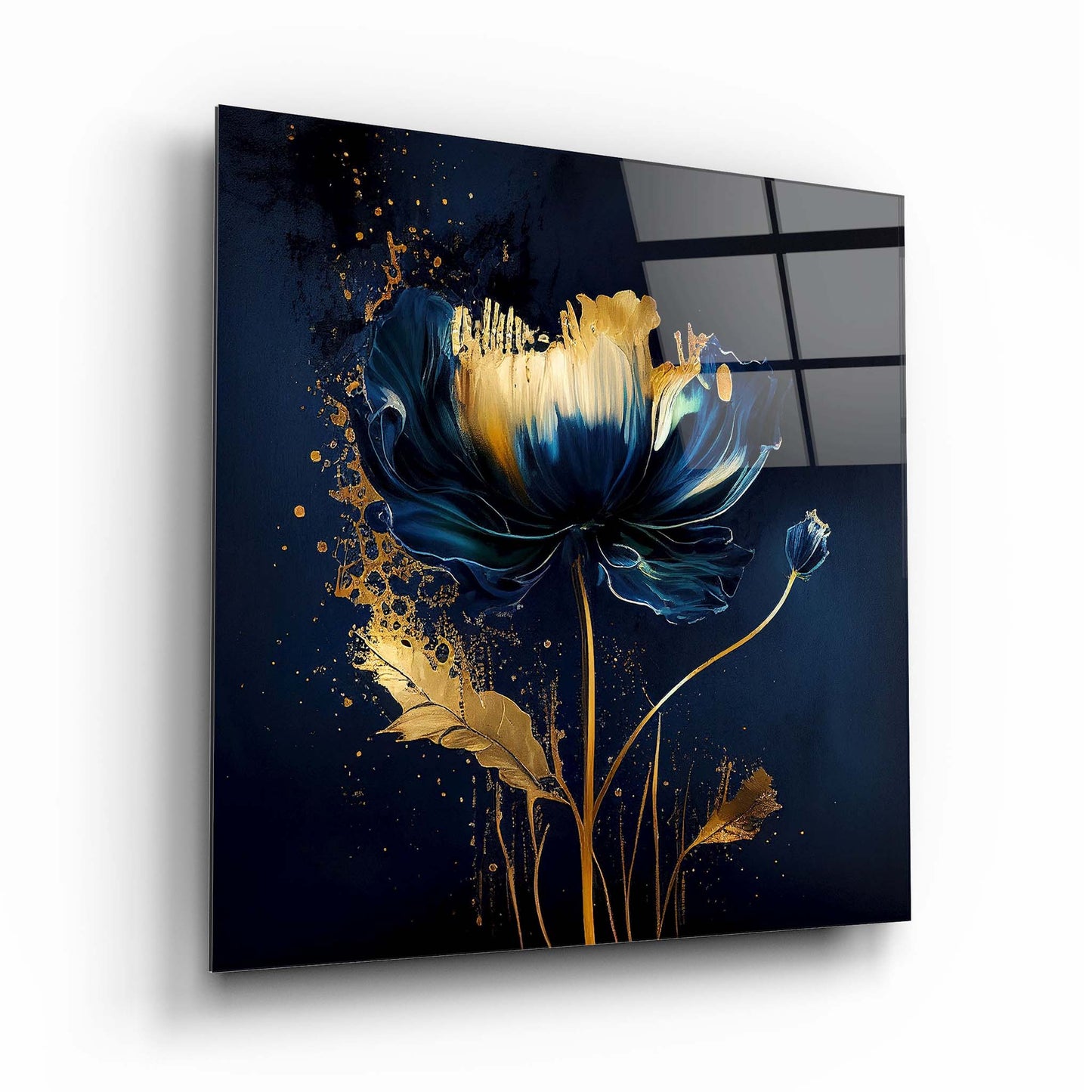 Flower Glass Wall Art 5