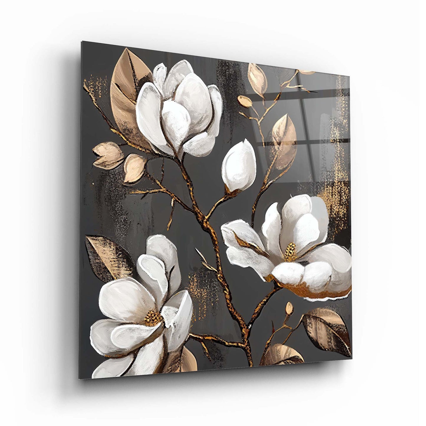 Flower Glass Wall Art 7