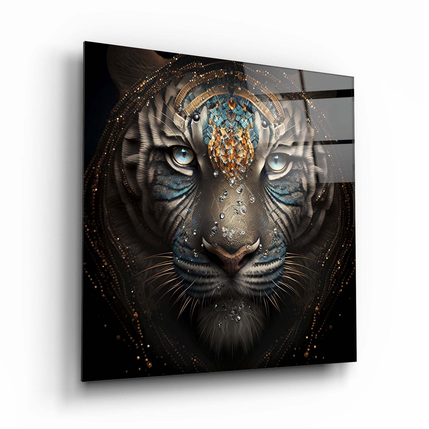 Tiger Glass Wall Art 4