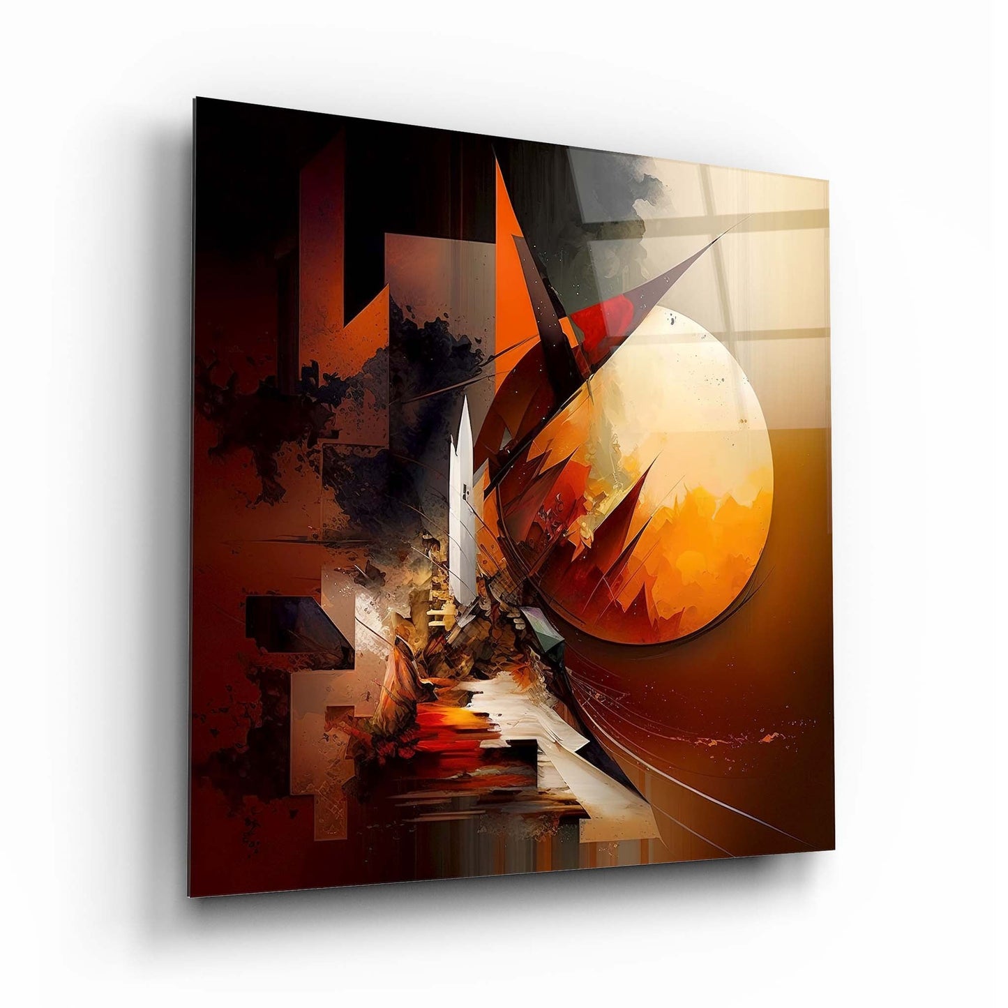 Abstract Glass Wall Art 4