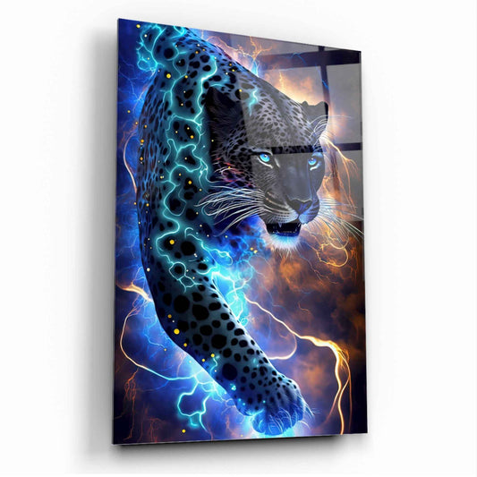 Leopard Glass Wall Art