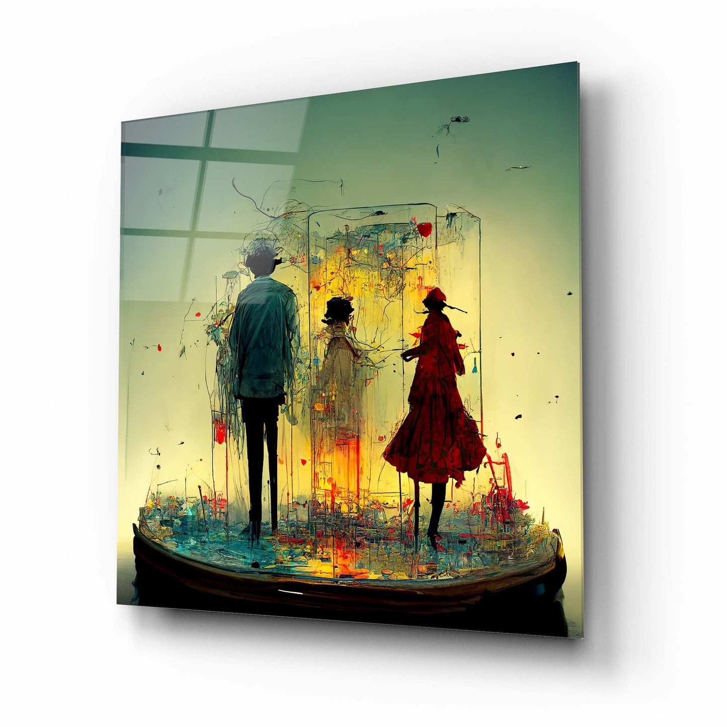 Family Glass Wall Art