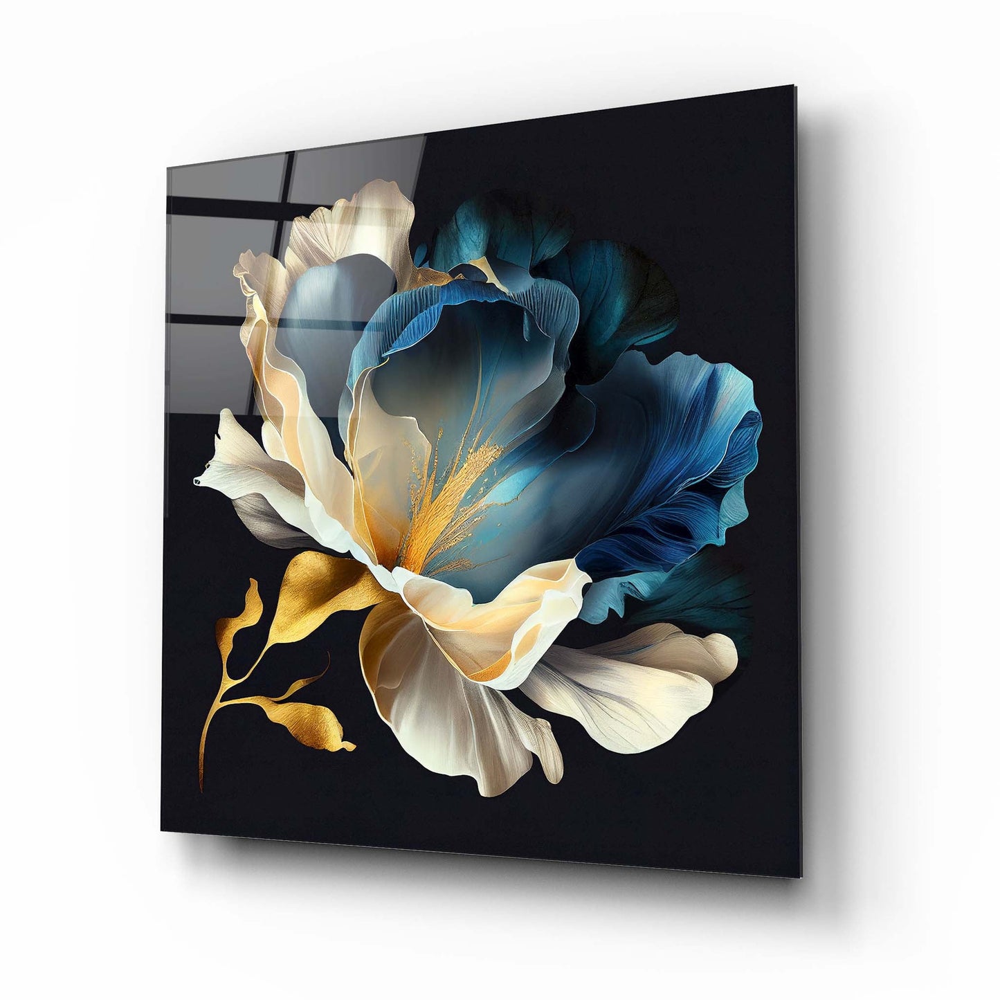 Flower Glass Wall Art 2