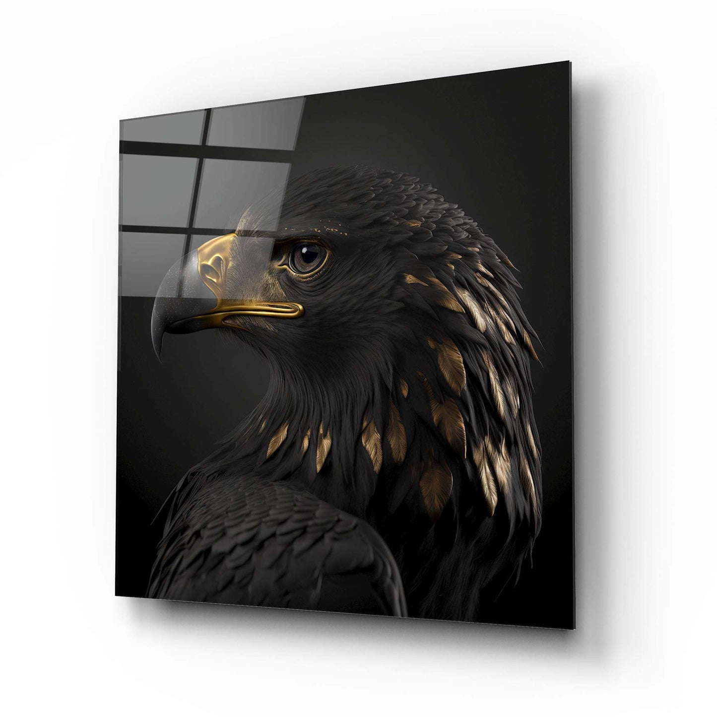 Eagle Glass Wall Art