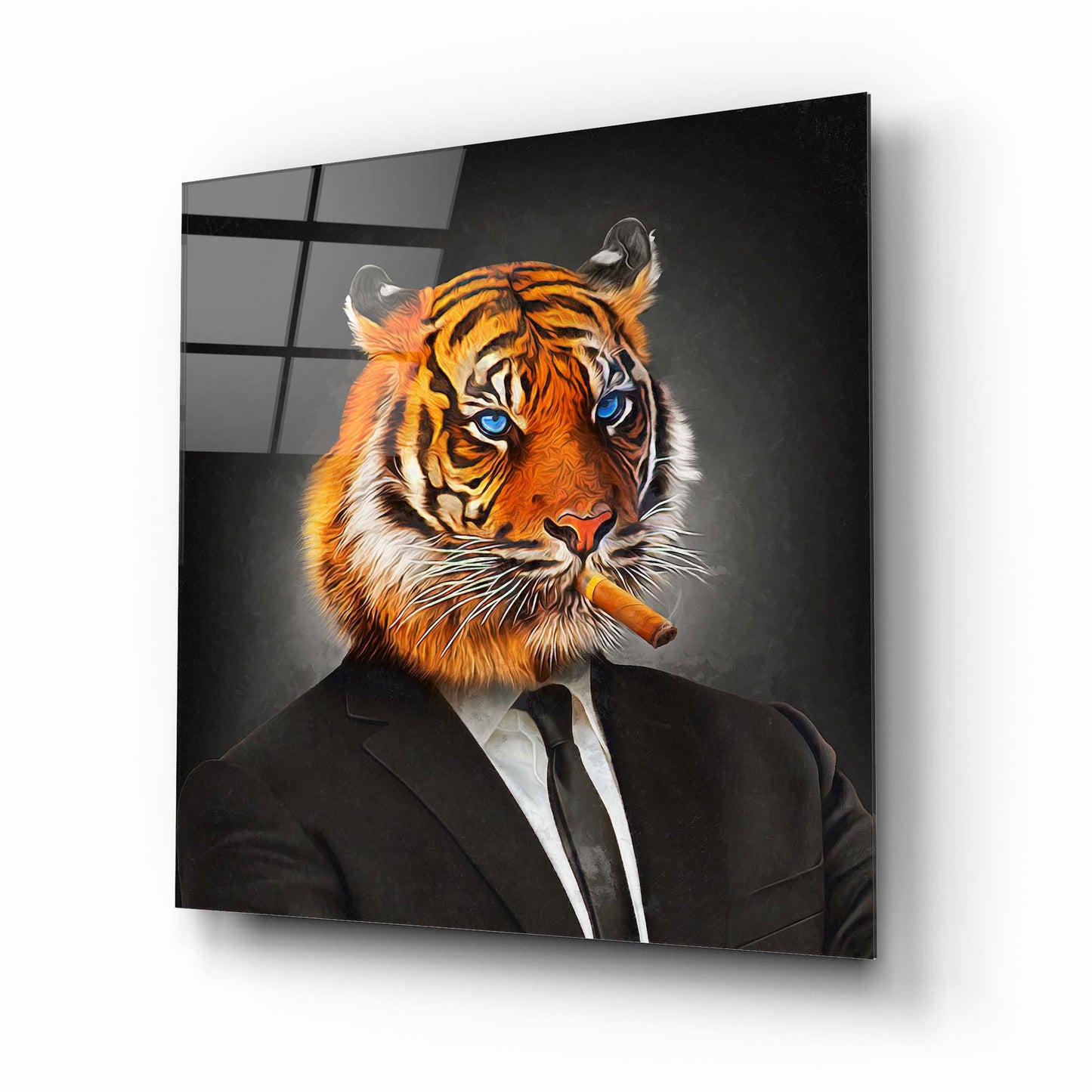 Tiger Glass Wall Art 6