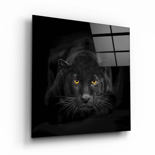 Panther Glass Wall Art