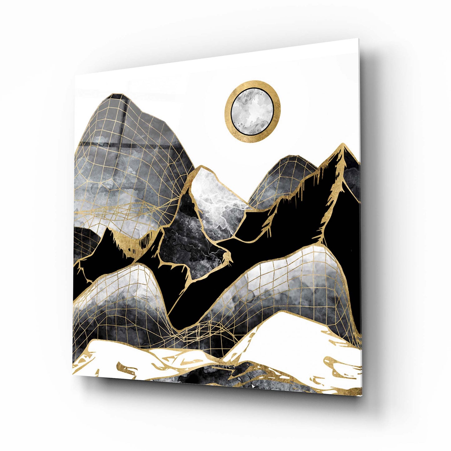 Mountain Landscape Glass Wall Art 3