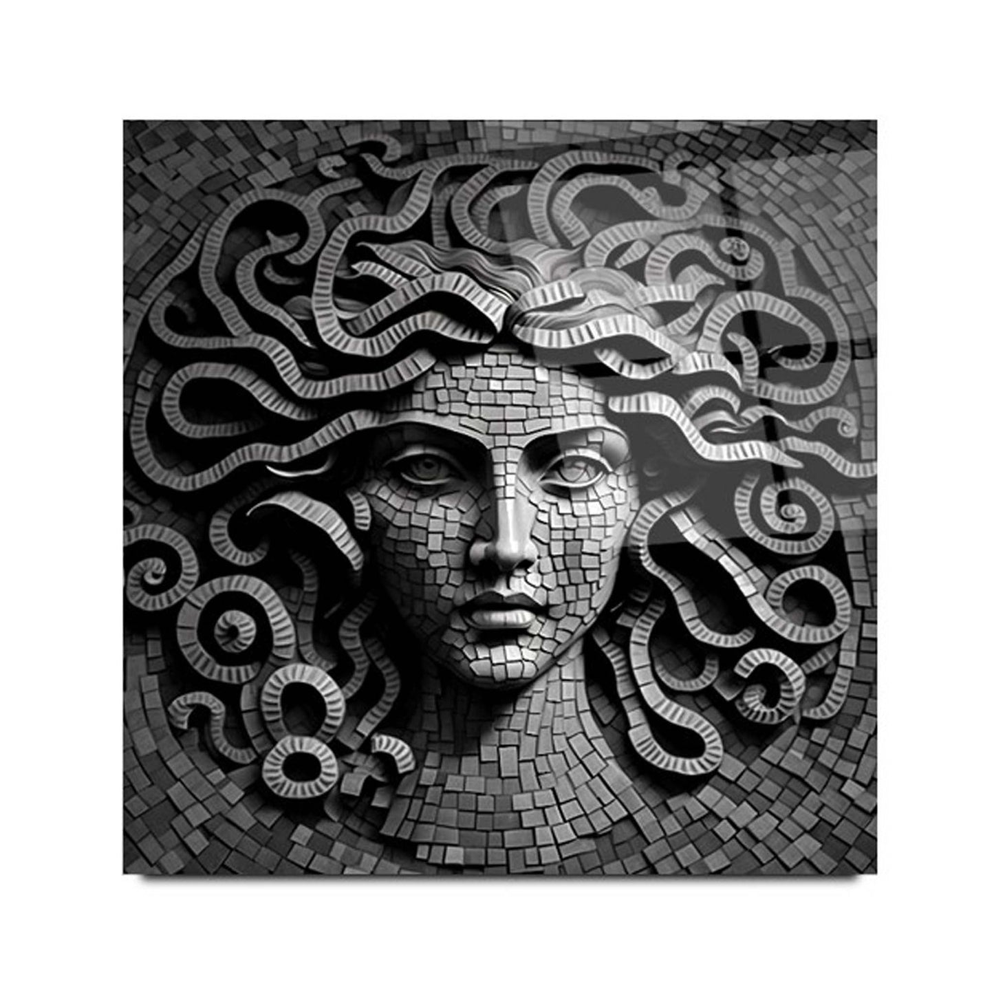 Medusa Glass Wall Art