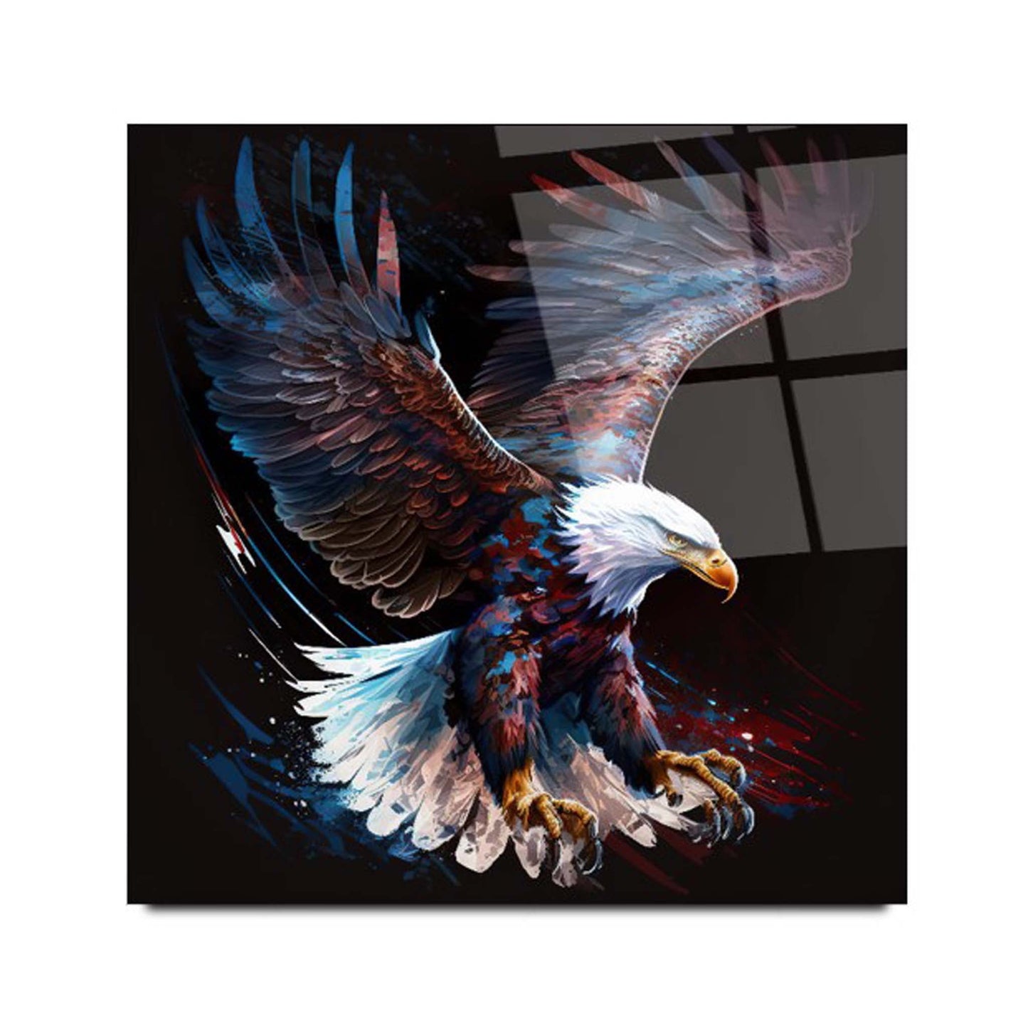 Eagle Glass Wall Art Table 2