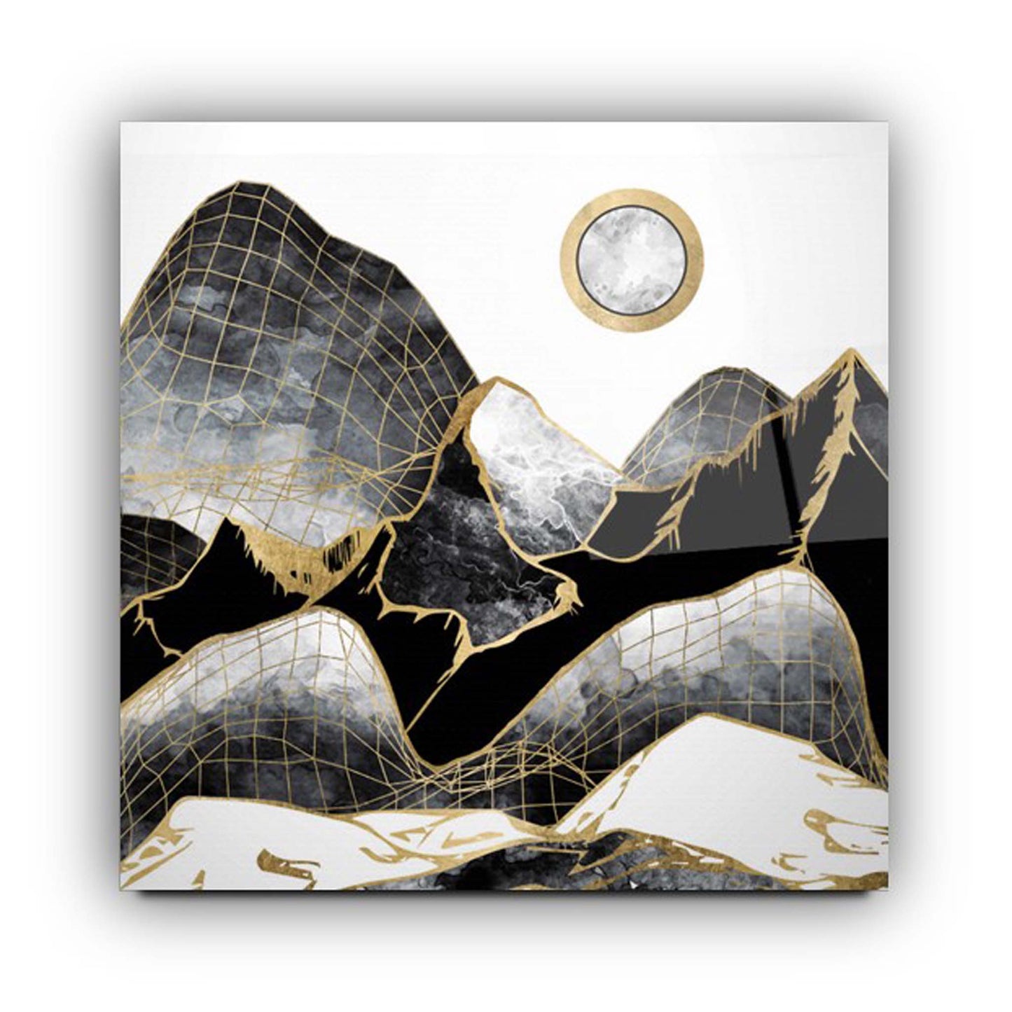 Mountain Landscape Glass Wall Art 3