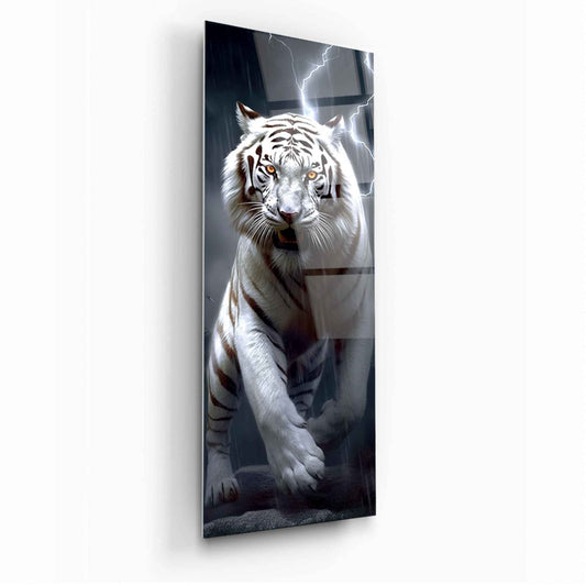 White Tiger Glass Wall Art