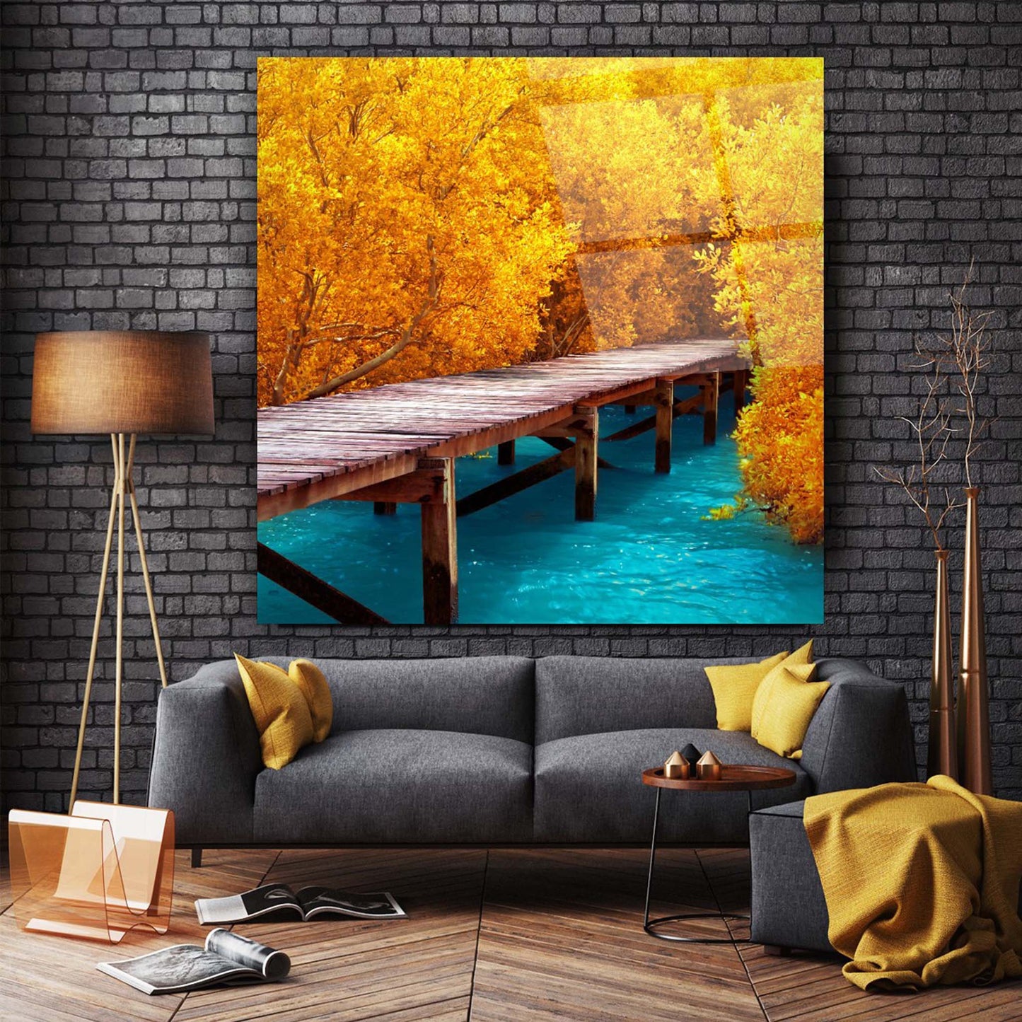 Landscape Glass Wall Art 6