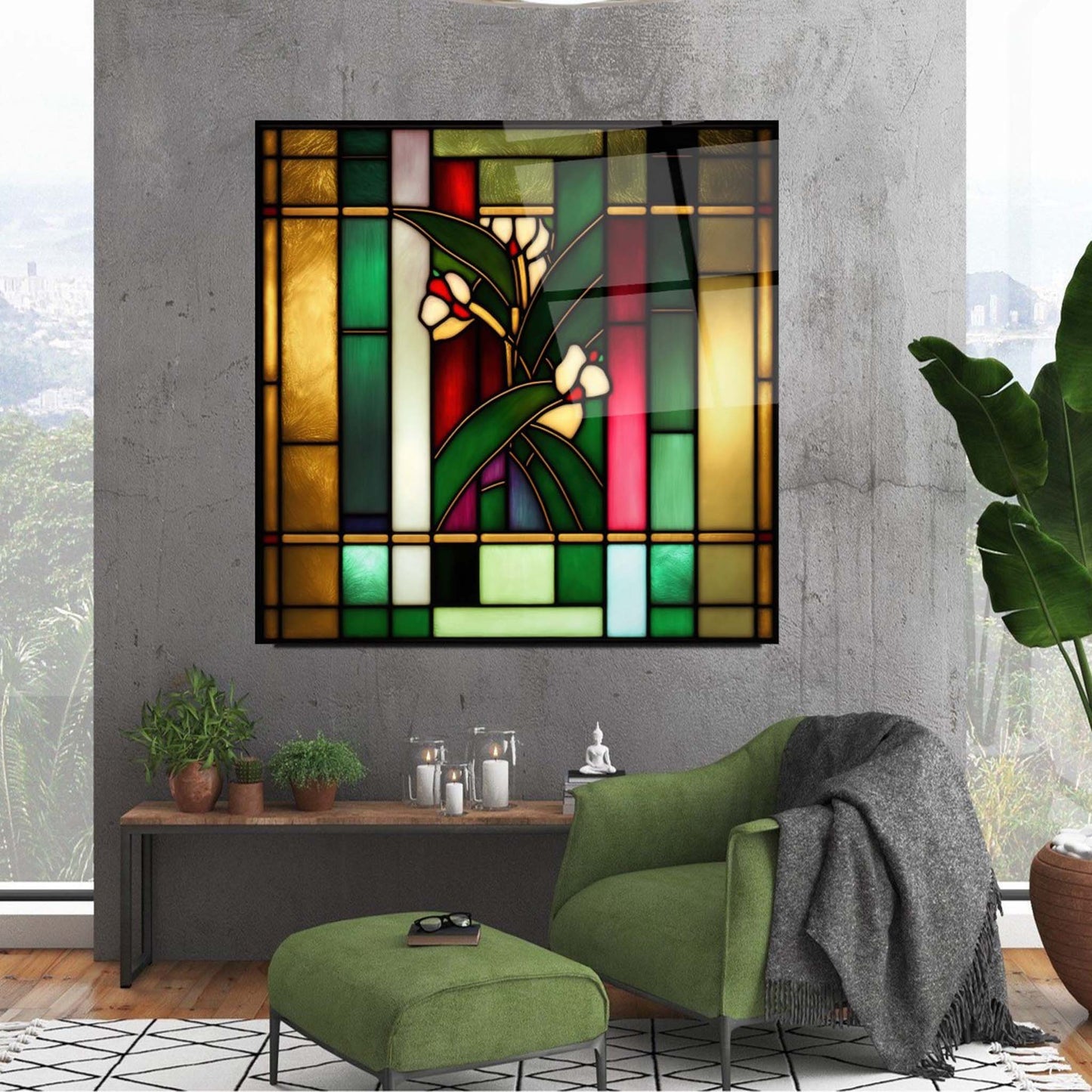 Stained Glass Wall Art CT3089