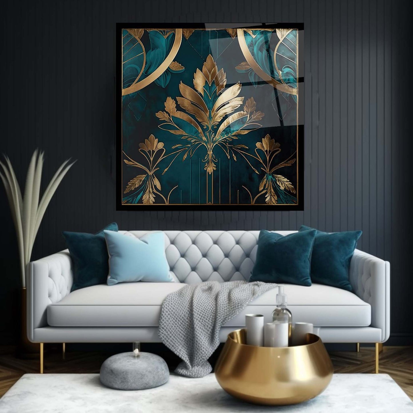 Flower Glass Wall Art 8