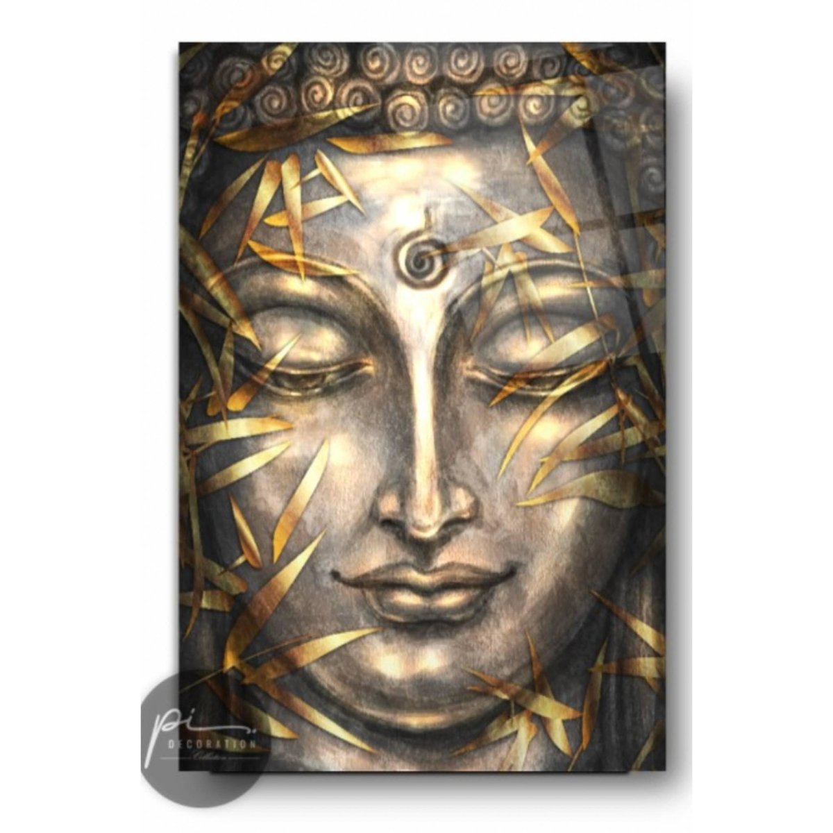 Buddha Glass Painting - Artchi