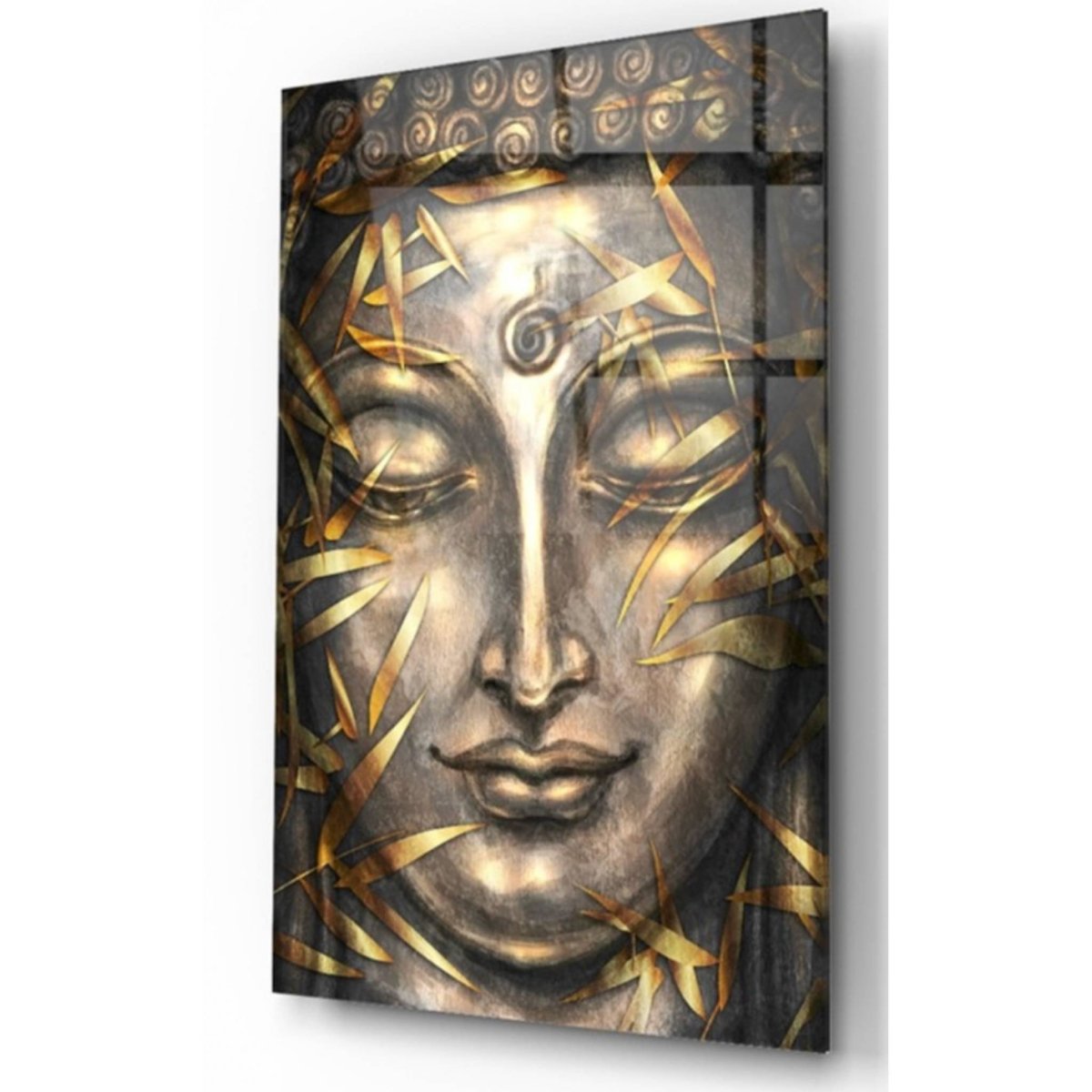 Buddha Glass Painting - Artchi